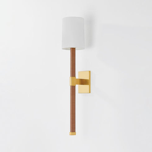 Hudson Valley Minnetonka Wall Sconce in Aged Brass Finish Model: 6130-AGB