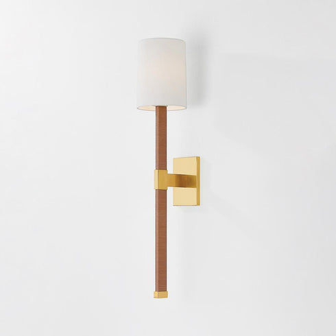 Hudson Valley Minnetonka Wall Sconce in Aged Brass Finish Model: 6130-AGB