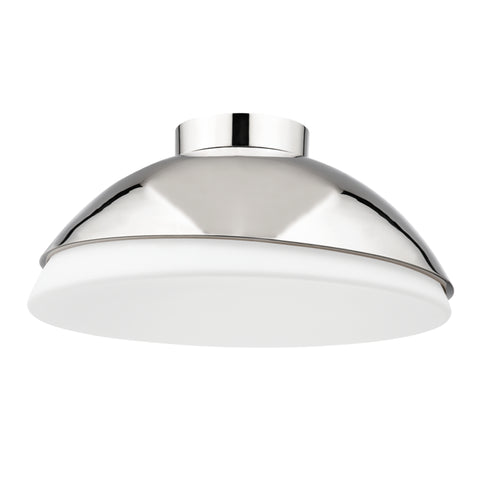 Hudson Valley Morse Flush Mount in Polished Nickel Finish Model: 6819-PN