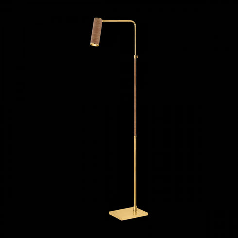 Hudson Valley Narragansett Floor Lamp in Aged Brass Finish Model: L2160-AGB