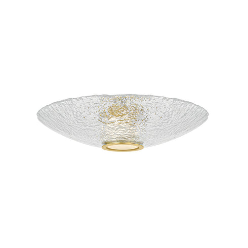 Hudson Valley NEW HAVEN Flush Mount in Aged Brass Finish Model: 3451-AGB
