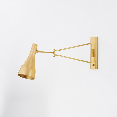 Hudson Valley Northford Wall Sconce in Aged Brass Finish Model: 6216-AGB