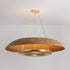 Hudson Valley Oaklyn Pendant in Vintage Gold Leaf Finish Model: 2336-VGL