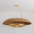 Hudson Valley Oaklyn Pendant in Vintage Gold Leaf Finish Model: 2336-VGL