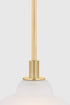 Hudson Valley Oberon Pendant in Aged Brass Finish Model: 7515-AGB
