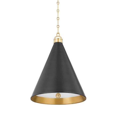 Hudson Valley Osterley 1 LIGHT PENDANT in Aged/Antique Distressed Bronze Finish Model: MDS1304-ADB