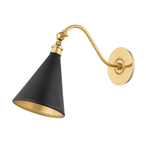 Hudson Valley Osterley 1 LIGHT SCONCE in Aged/Antique Distressed Bronze Finish Model: MDS1300-ADB
