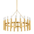 Hudson Valley Pali Chandelier in Aged Brass Finish Model: 5742-AGB