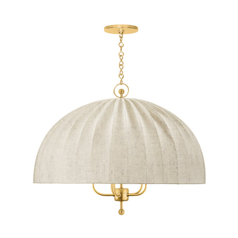 Hudson Valley PALMETTO Chandelier in Aged Brass Finish Model: CB5855-AGB