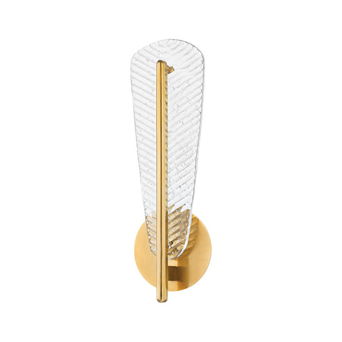 Hudson Valley Passaic Wall Sconce in Aged Brass Finish Model: 2318-AGB