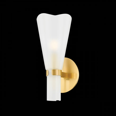 Hudson Valley Pine Island Wall Sconce in Aged Brass Finish Model: 7931-AGB