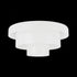 Hudson Valley Port Richmond Flush Mount in Aged Brass Finish Model: 1008-AGB