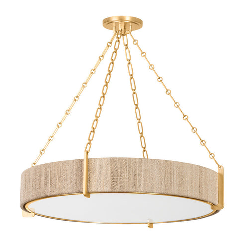 Hudson Valley Quebec Chandelier in Gold Leaf Finish Model: 1636-GL