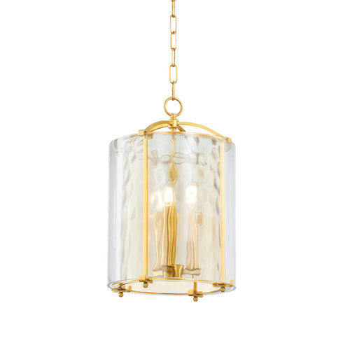 Hudson Valley Ramsey Lantern in Aged Brass Finish Model: 6003-AGB