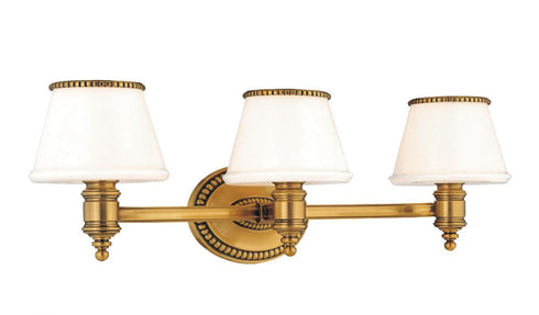 Hudson Valley Richmond 3 LIGHT BATH BRACKET in Polished Nickel Finish Model: 4943-PN