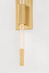 Hudson Valley Rosco Wall Sconce in Aged Brass Finish Model: 5936-AGB
