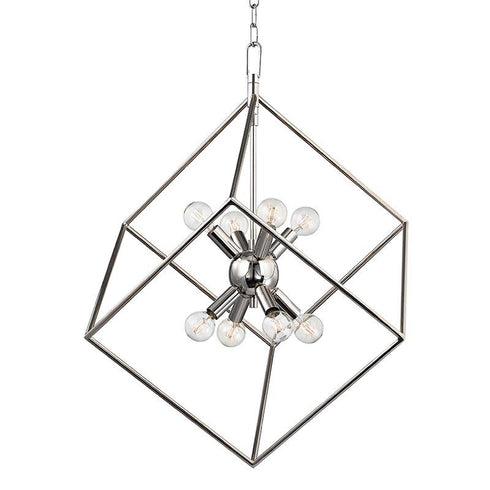Hudson Valley Roundout Pendant in Polished Nickel Finish Model: 1220-PN