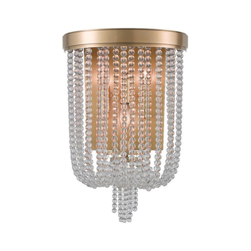Hudson Valley Royalton Wall Sconce in Aged Brass Finish Model: 9000-AGB