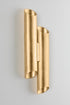 Hudson Valley Rylane Wall Sconce in Vintage Gold Leaf Finish Model: 1522-VGL