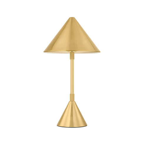 Hudson Valley SALMA Rechargeable Table Lamp in Aged Brass Finish Model: L7115-AGB