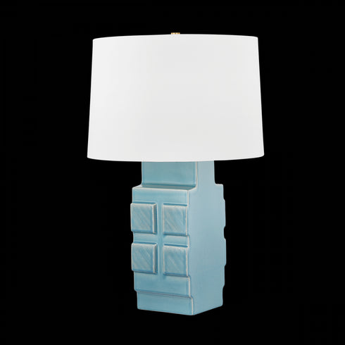 Hudson Valley Sarai Table Lamp in Aged Brass Finish Model: L3229-AGB/CMT