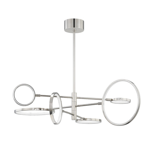 Hudson Valley Saturn 6 LIGHT LED CHANDELIER in Old Bronze Finish Model: 4106-OB