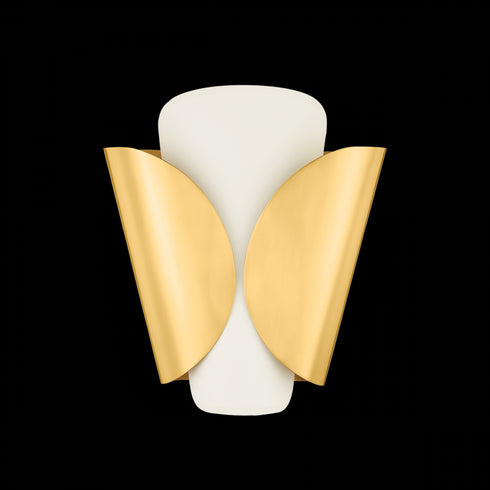 Hudson Valley Savoie Wall Sconce in Aged Brass Finish Model: 9201-AGB-A