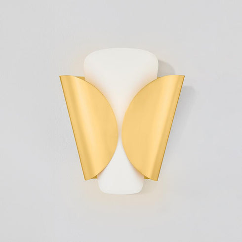 Hudson Valley Savoie Wall Sconce in Aged Brass Finish Model: 9201-AGB-B