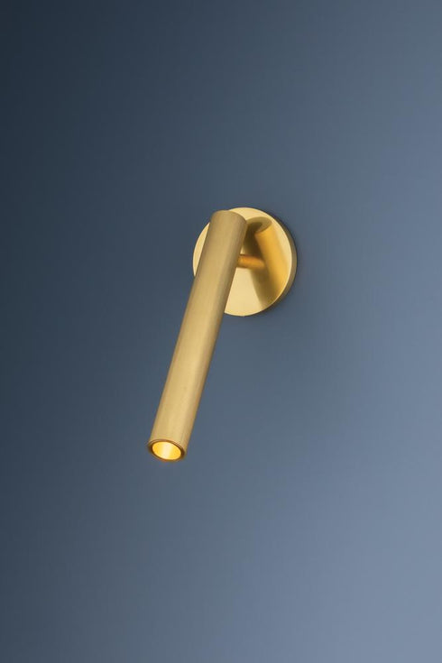 Hudson Valley Simeon Wall Sconce in Aged Brass Finish Model: 9141-AGB