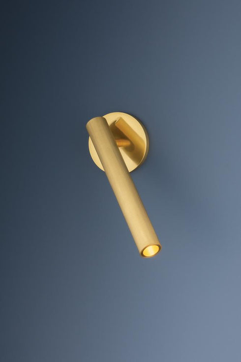 Hudson Valley Simeon Wall Sconce in Aged Brass Finish Model: 9141-AGB