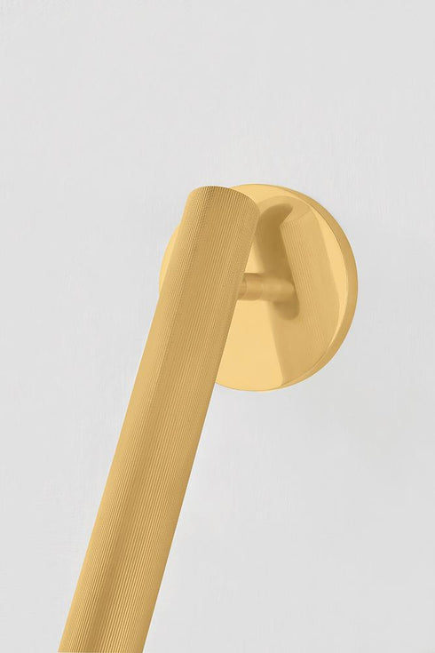 Hudson Valley Simeon Wall Sconce in Aged Brass Finish Model: 9141-AGB