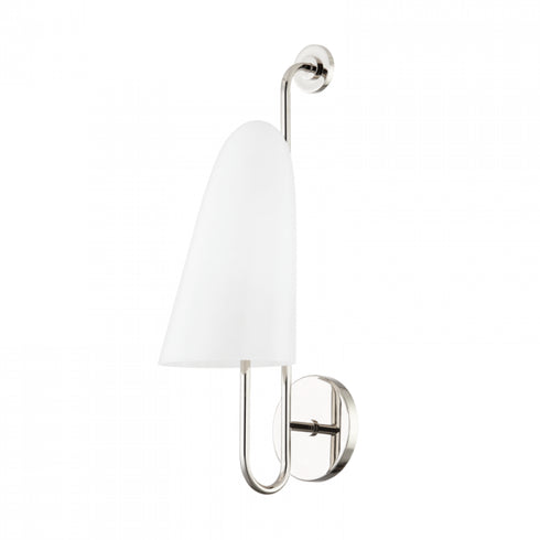 Hudson Valley Slate Hill Wall Sconce in Polished Nickel Finish Model: 7171-PN