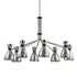 Hudson Valley Solar Powered Solaris Chandelier in Polished Nickel Finish Model: 4148-PN