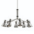 Hudson Valley Solar Powered Solaris Chandelier in Polished Nickel Finish Model: 4148-PN