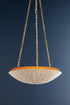 Hudson Valley Summerside Pendant in Vintage Gold Leaf Finish Model: 1704-VGL