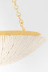 Hudson Valley Summerside Pendant in Vintage Gold Leaf Finish Model: 1706-VGL