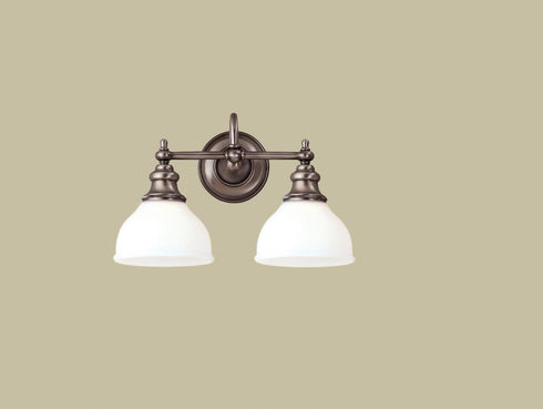 Hudson Valley Sutton 2 LIGHT BATH BRACKET in Polished Nickel Finish Model: 5902-PN