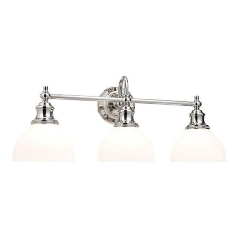 Hudson Valley Sutton 3 LIGHT BATH BRACKET in Polished Nickel Finish Model: 5903-PN