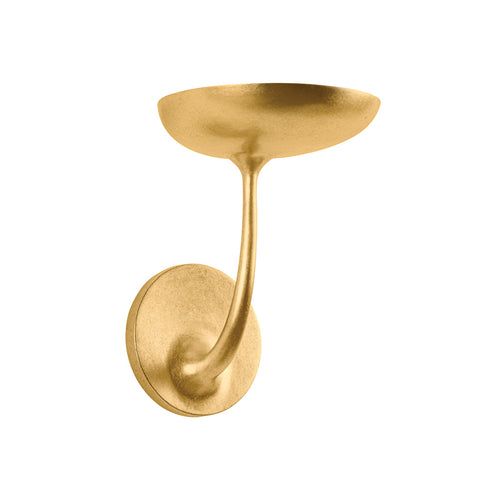 Hudson Valley TAORMINA Wall Sconce in Vintage Gold Leaf Finish Model: 4509-VGL