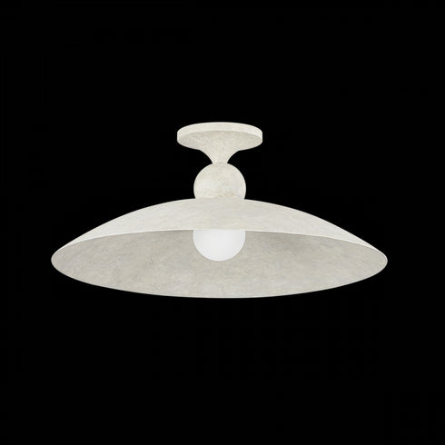 Hudson Valley Teelin Flush Mount in Limewash Plaster Finish Model: 4320-LWP