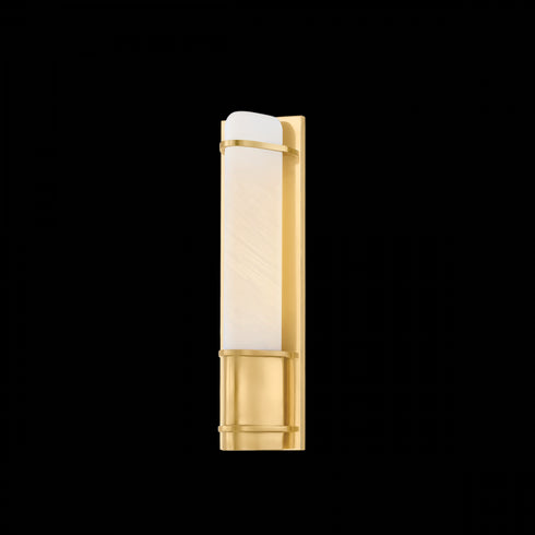 Hudson Valley Tottenville Wall Sconce in Aged Brass Finish Model: 1116-AGB
