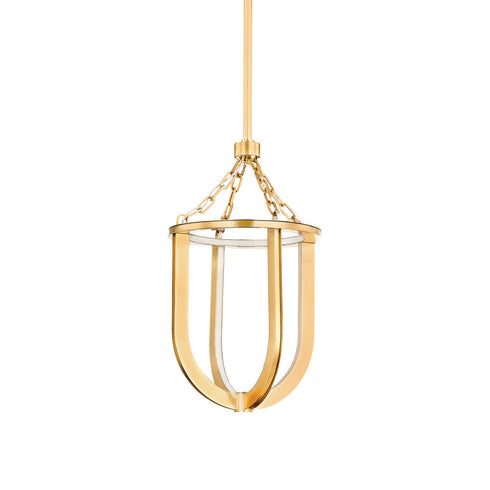Hudson Valley Tournu Lantern in Aged Brass Finish Model: 2913-AGB