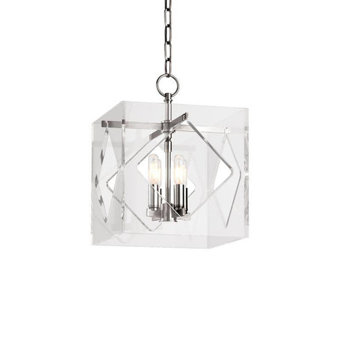 Hudson Valley Travis 4 LIGHT PENDANT in Polished Nickel Finish Model: 5912-PN