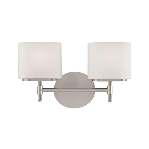 Hudson Valley Trinity 2 LIGHT BATH BRACKET in Satin Nickel Finish Model: 8902-SN