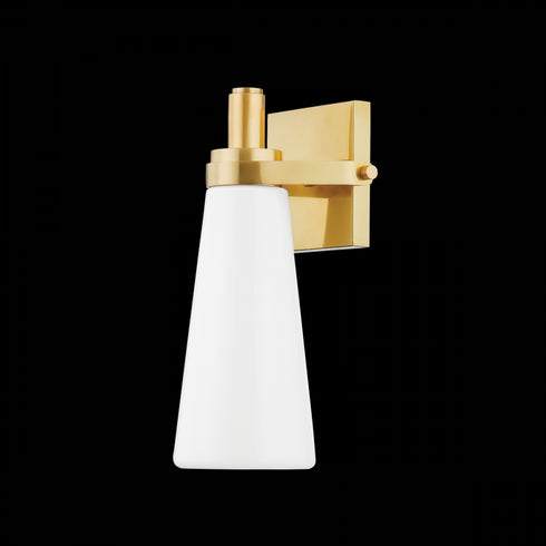 Hudson Valley Trude Wall Sconce in Aged Brass Finish Model: 4221-AGB