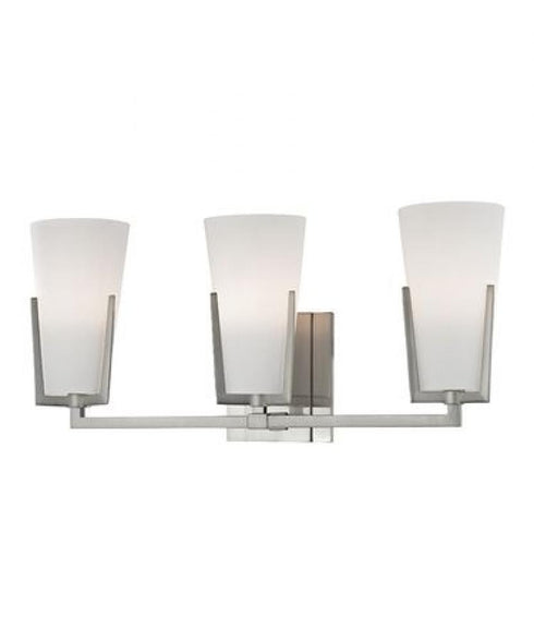 Hudson Valley Upton Bath and Vanity in Satin Nickel Finish Model: 1803-SN