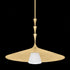 Hudson Valley Vails Gate Pendant in Vintage Gold Leaf Finish Model: 4534-VGL