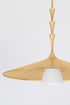 Hudson Valley Vails Gate Pendant in Vintage Gold Leaf Finish Model: 4534-VGL