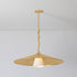 Hudson Valley Vails Gate Pendant in Vintage Gold Leaf Finish Model: 4534-VGL