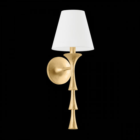 Hudson Valley Vails Gate Wall Sconce in Vintage Gold Leaf Finish Model: 4521-VGL